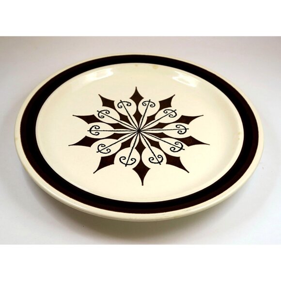 Royal China Omegastone Mesa 1970s Luncheon Plate Retro Kitchenware - Picture 2 of 5